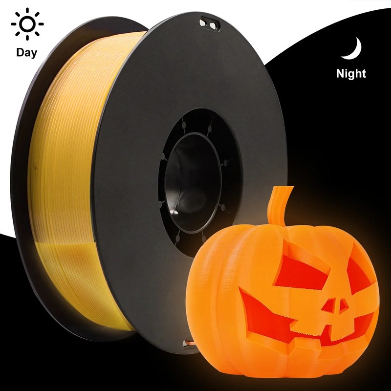 Glow in the Dark PLA Filament for FDM 3D Printing