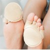 Open Five-Toes Socks Forefoot Pads, Women Anti-Slip Breathable Sweat-Absorbent Peep