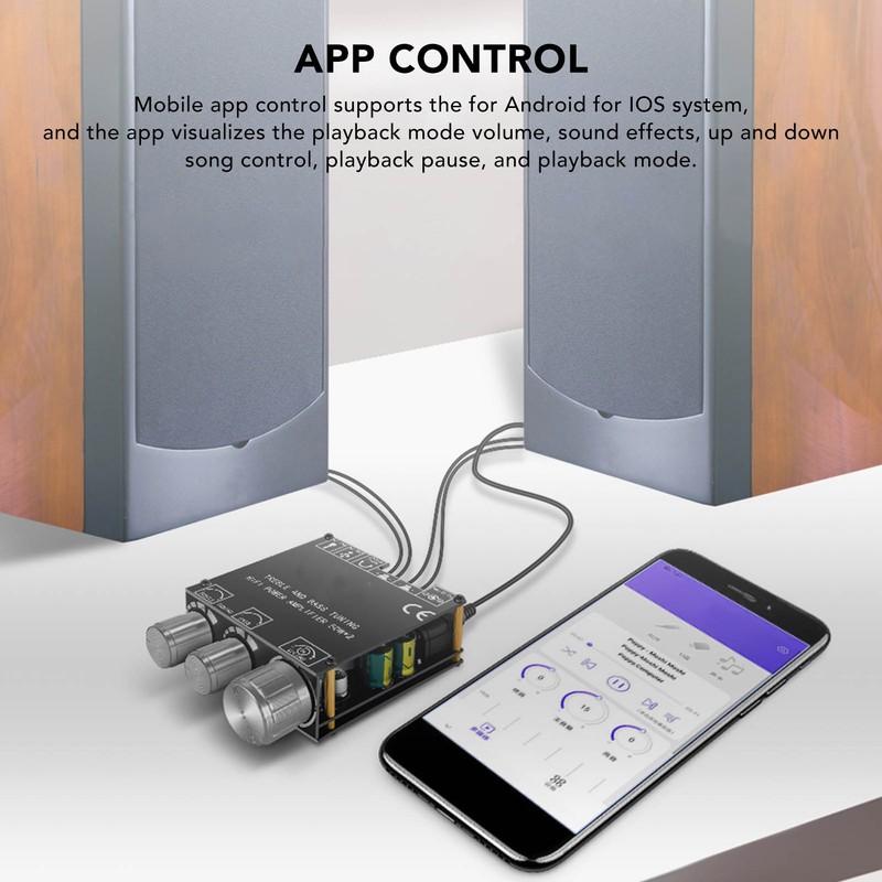 5.1 Bluetooth Digital Power Amplifier Module High Low Pitch Adjustable