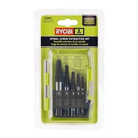 Ryobi A96SE51 Spiral Screw Extractor Set (5-Piece)
