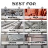 SALI 10PCS SDS Plus Rotary Hammer Drill Bit Concrete Drill