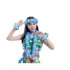 6 Thicken 41 Inch Blue Hawaiian Leis for Graduation Party