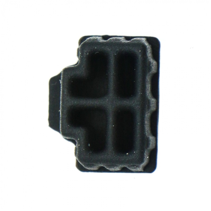 Buorsa Black Ethernet Hub Port RJ45 Anti Dust Cover Cap