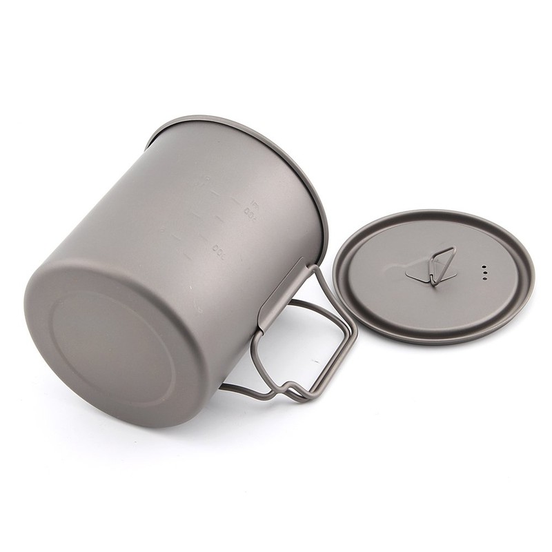 TOAKS Titanium Pot 750 ml and BRS 3000T Stove Camping