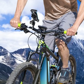 Die Kombination aus 1-Zoll-Kugelkopf und Zweiloch-Verbindungsarm ist kompatibel mit RAM Mount, geeignet für Motorräder, Fahrräder usw. (S-L60315)