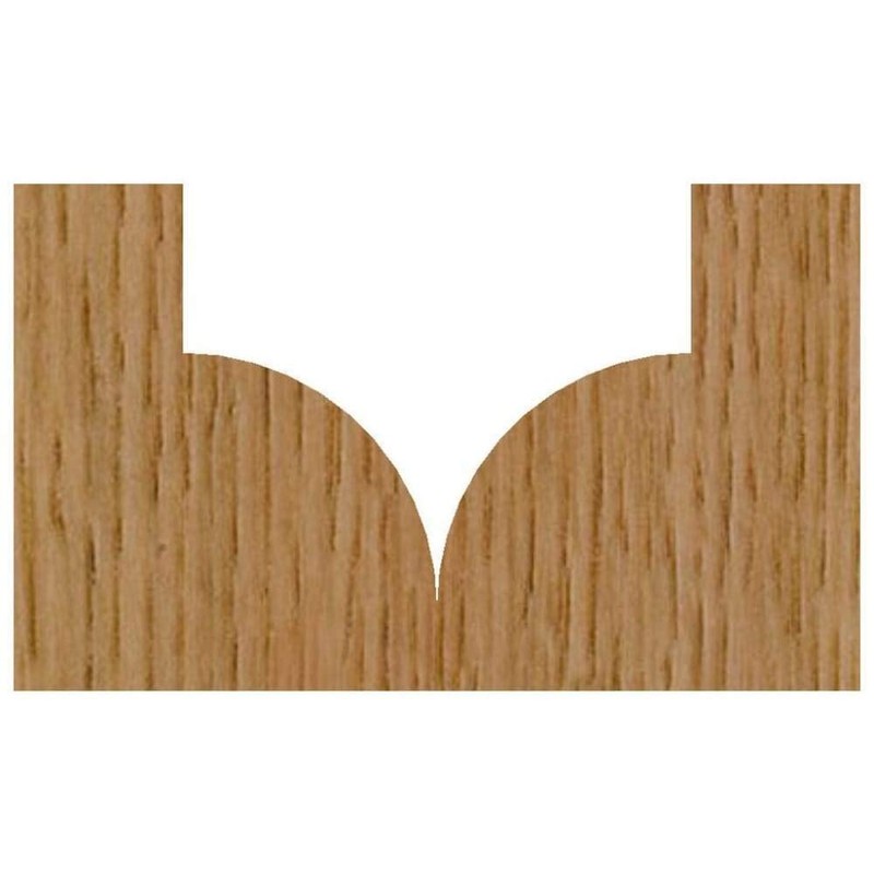 Whiteside Router Bits 1574 Point Cutting Round Over Bit with