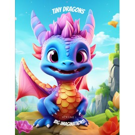 Tiny Dragons Volume 1: 50 Fantastical Creatures to Color: Magical Mini-Beasts with Mighty Personalities for All Ages