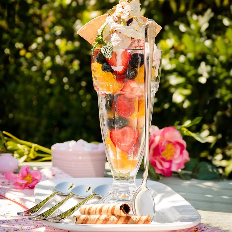 Le Regalo 9-Piece Ice Cream Serving Set - 4 Cups,