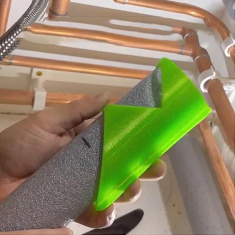 6PCS High Efficient Foam Pipe Cutter Tool Plastic Pipe Insulation