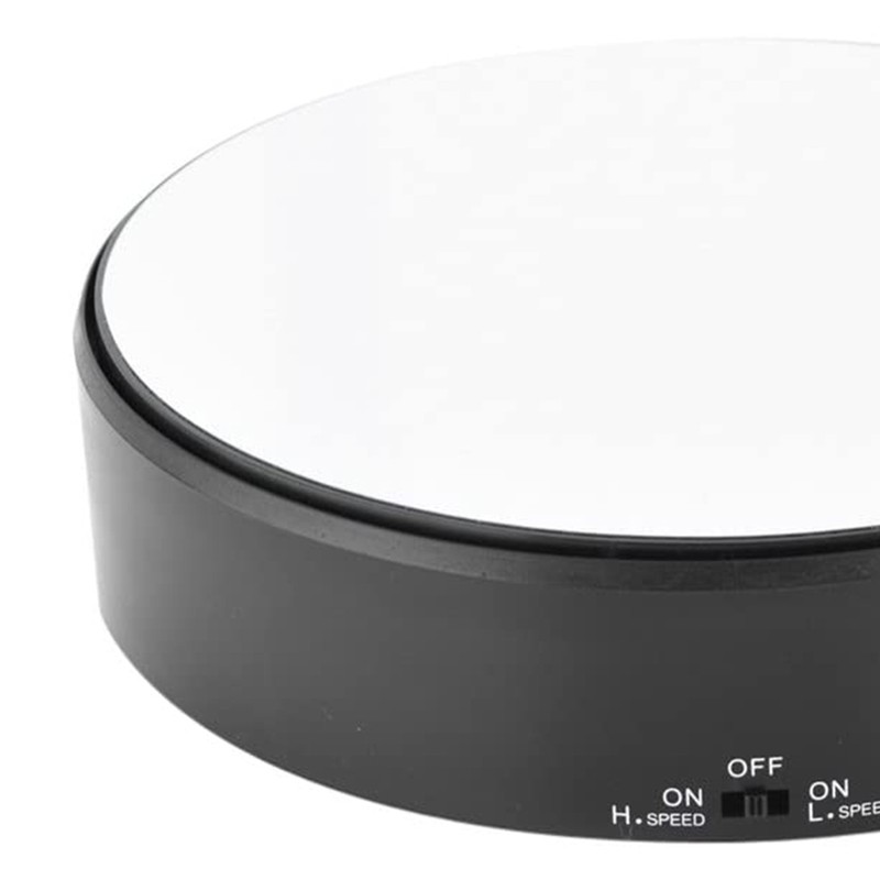 Mirror Surface 360° Rotary Display Stand Adjustable Rotating Speed Turntable