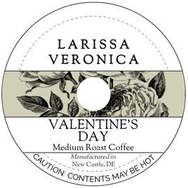 Valentine's Day Medium Roast Coffee (Single Serve K-Cup Pods) (Gourmet, Naturally Flavored, Whole Coffee Beans) (12 pods, ZIN: 575464)