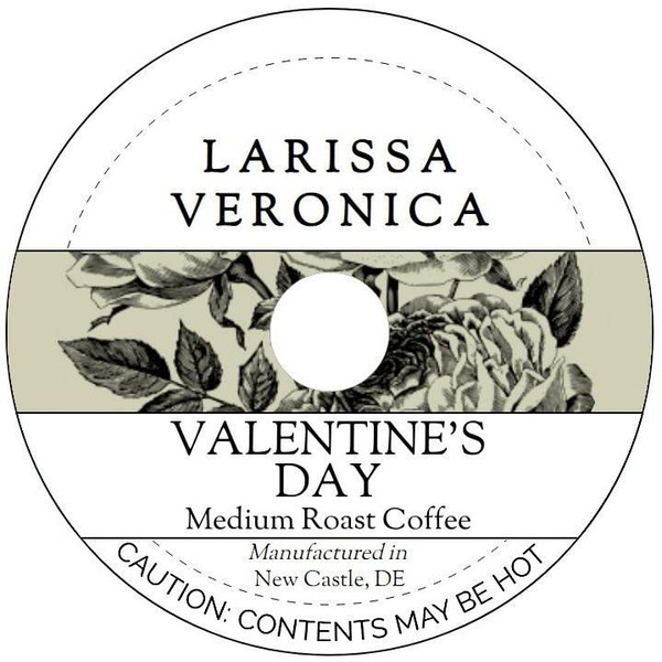 Valentine's Day Medium Roast Coffee (Single Serve K-Cup Pods) (Gourmet,