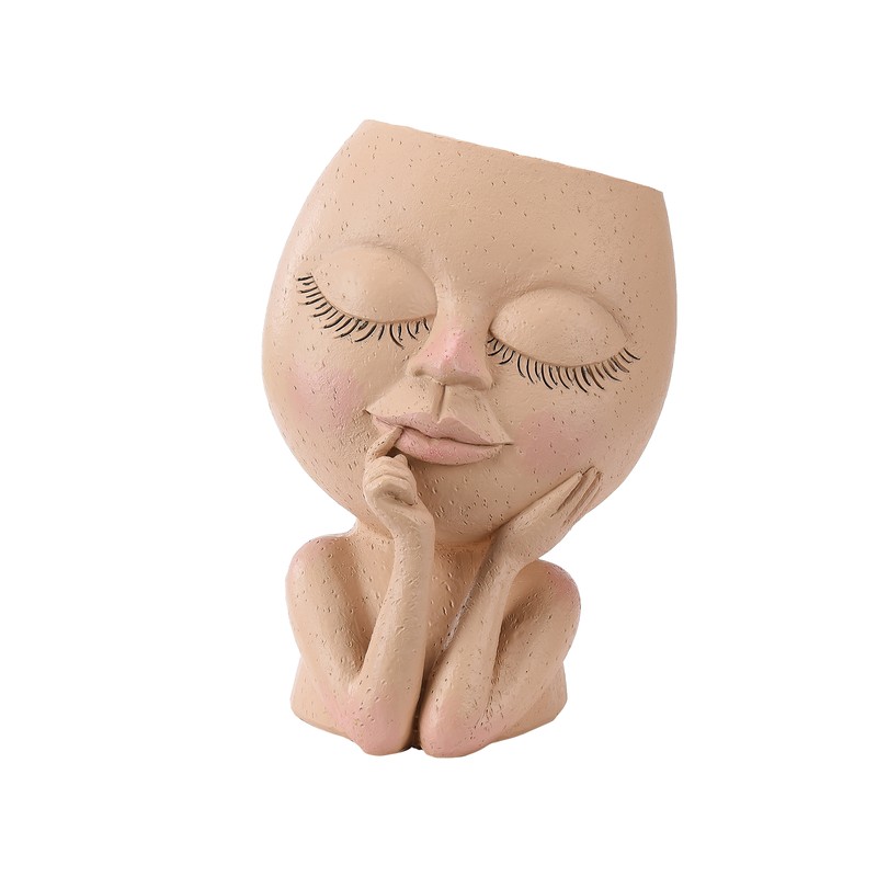 Face Planter Pots Head Planter Face Flower Pot Head Planter
