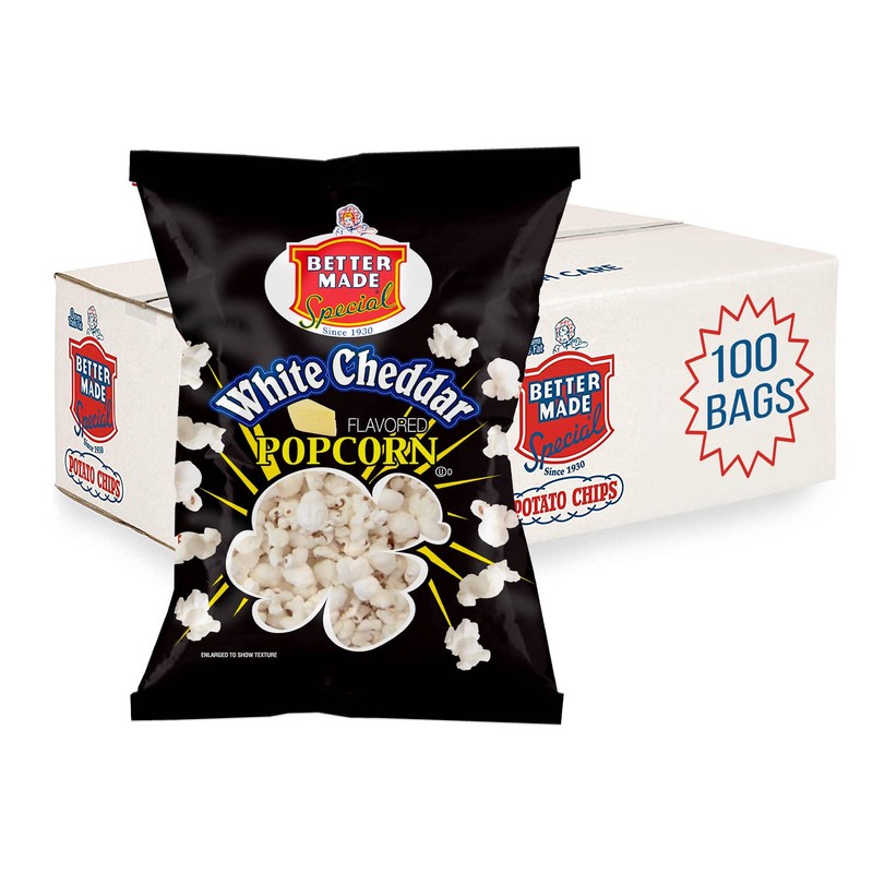 BetterMade Special Flavored Popcorn .625oz Bags (100 Pack) (WHITE CHED)