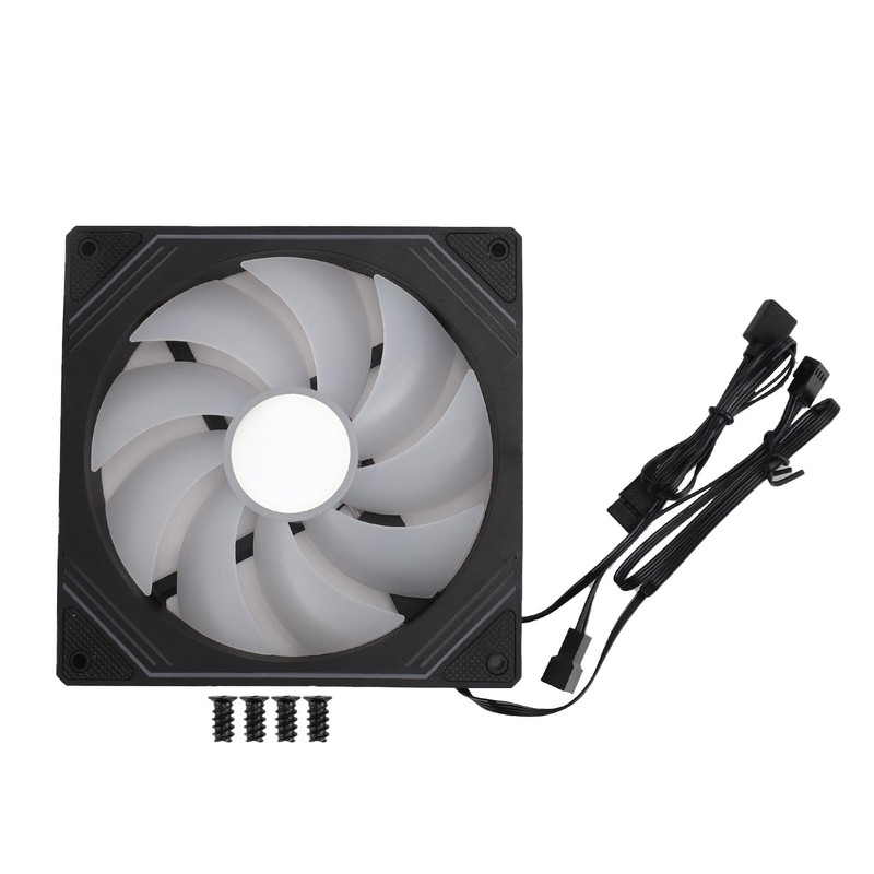 ARGB Chassis Fan 140x140x25mm Synchronized Light Quiet Heat Dissipation Cooling