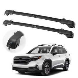 300LBS Roof Rack Cross Bars for 2025 2026 Subaru Forester Base/Premium/Limited with Raised Side Rails, Aluminum Anti-Theft 2025 Forester Cross Bars, Carrier Roof Rails for 2026 Forester Accessories