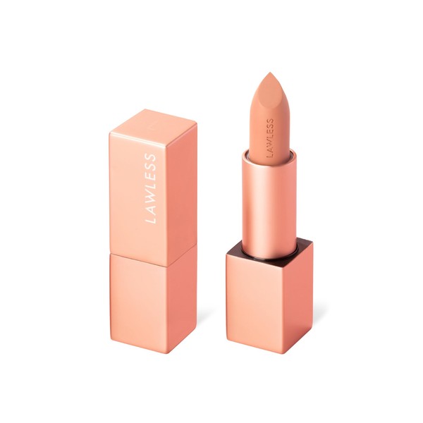 Lawless Forget the Filler Lip-Plumping Line Smoothing Satin Cream Lipstick,