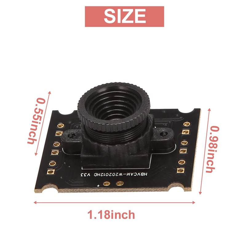 Hefddehy USB Kamera Modul OV9726 CMOS 1MP 50 Grad Objektiv