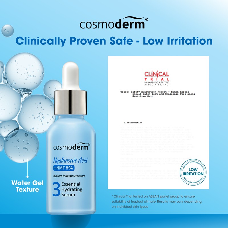 Cosmoderm Hyaluronic Acid Essential Hydrating Serum (30ml)