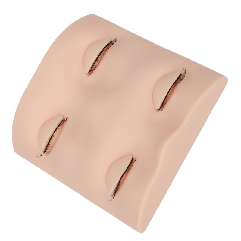 Lash Mannequin Head with with 3 Pairs Replacement Eyelids Realistic