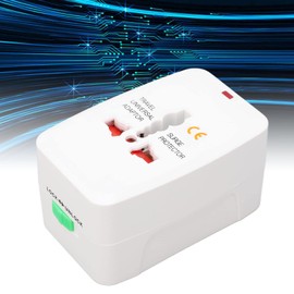 Power Converter, 100-240Vac Dual USB Universal Travel Plug European Standard Us Standard UK Standard,Sockets, Converters, Socket, Power Converters