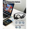 2B2C Open Ear Headphones with Mic, Bluetooth 5.1 Headset, USB