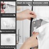 Culudea No Hook Shower Curtain with Snap in Liner 71x74