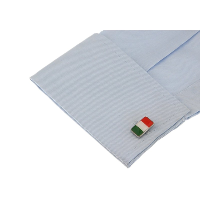 MRCUFF Ireland Irish Flag Pair Cufflinks in a Presentation Gift