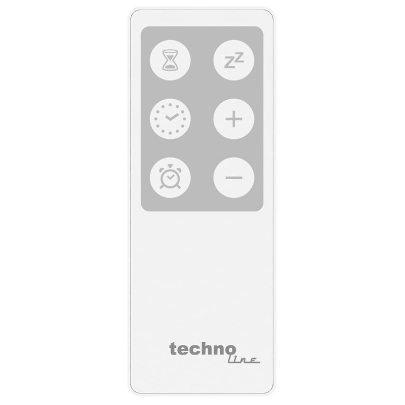 technoline WS8026 Digital Radio-Controlled Clock with Remote Control, Office Clock,