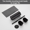 BGL 304stainless steel standing toilet brush for bath decor (Black)