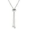 B. BRILLIANT Sterling Silver Cubic Zirconia Figure 8 Infinity Bolo
