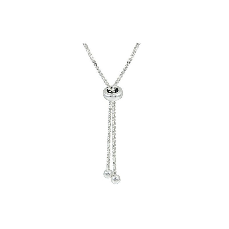 B. BRILLIANT Sterling Silver Cubic Zirconia Figure 8 Infinity Bolo