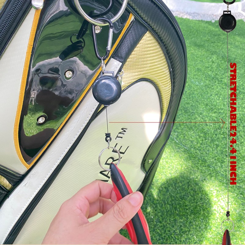 Golf Club Brush and Club Groove Cleaning Brush Nylon Steel