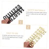 Gadpiparty 45 Sets Wall Clock Numerals DIY Arabic Number Accessories