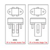 E-Simpo 4pcs G23 to E26/E27 Adapter 2Pin Socket Adapter G23