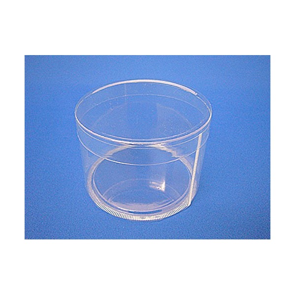 Cotta Pet Cylindrical Case 80 Diameter x H55 mm Lid with Clear 8 Diameter x H5 X L 65879 10 Pack Set of 10 