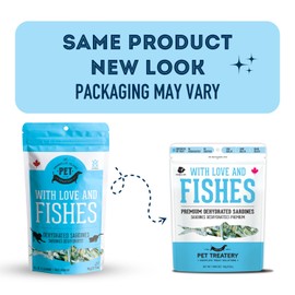 The Granville Island Pet Treatery Sardines for Dogs & Sardines for Cats (3.17 oz, Pack of 1) - Dehydrated Single Ingredient Dog Treats - Natural Dog Treats, Grain Free