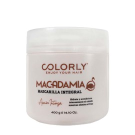 TRATAMIENTO MASCARILLA INTEGRAL DE MACADAMIA COLORLY 400 GR HIDRATACIÓN Y ACONDICIONAMIENTO PARA EL CABELLO