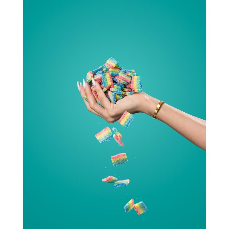 Sour Strips Bites-Four Pack - Flavor: Rainbow
