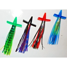 Extreme Fishing Teaser Trolling Bird Fishing Lure Daisy Chain Ballyhoo Tuna Mahi Waho Williamson - Blue