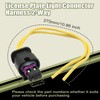 Priprilod License Plate Light Connector Harness 2-Way Compatible with Ram