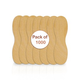 Perfect Stix 60mm Birchwood Plain Taster Ice Cream Paddle Spoon, 2-3/8" Length (Pack of 1,000)