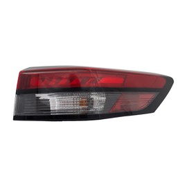 KarParts360 For Nissan Pathfinder 2022 2023 2024 Tail Light Assembly Passenger Side | Outer | LED | Red And Clear Lens | With Bulbs | Replacement For NI2805126 | 26550-6TA0B