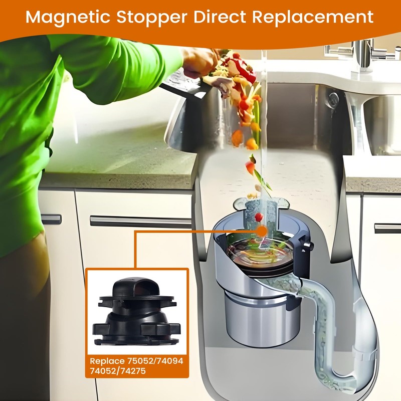 Garbage Disposal Magnetic Stopper 75257 for ISE Cover Control &