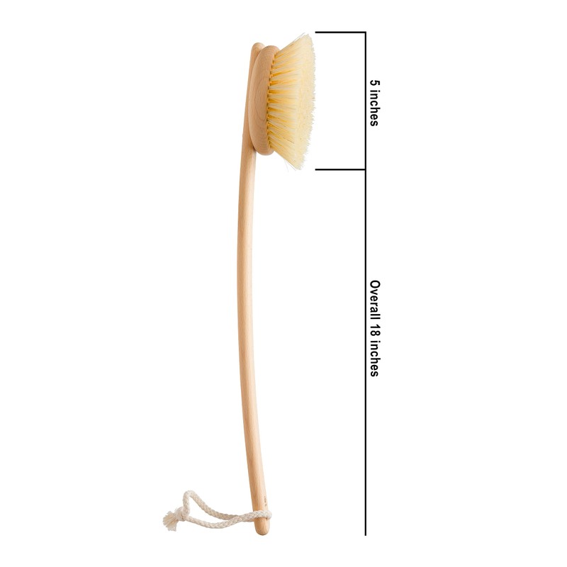 Redecker 100% Made in Germany Round Tampico Fiber Bath Brush