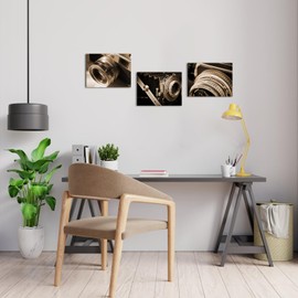 Derkymo Vintage Camera Canvas Wall Art Old Fahsioned Camera Lens Picture Photography Them Room Decor Gallery Wrap Modern Home Art