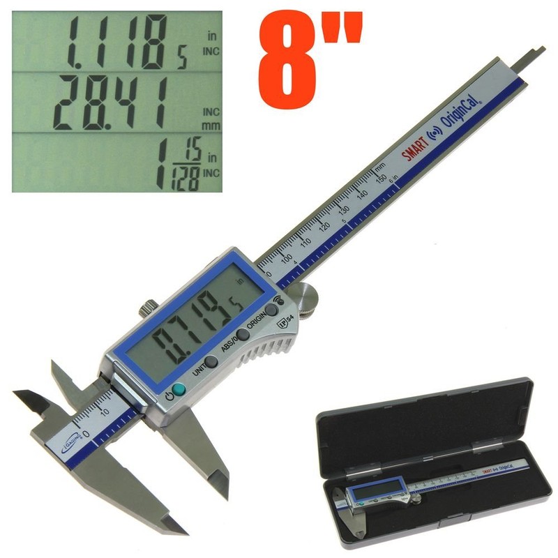 iGaging Digital Electronic Caliper Absolute Origin Smart Bluetooth Connectivity -