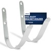 Five Oceans Stainless Steel Ring Buoy Bracket Holder, Flat Mount