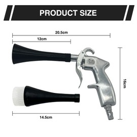COWANIEE Car Cleaning Gun, High Pressure Car Detailing Air Blower, Interior Car Detailing Kit