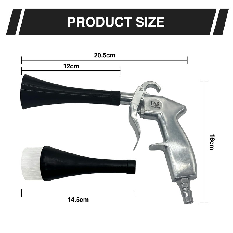 COWANIEE Car Cleaning Gun, High Pressure Car Detailing Air Blower,